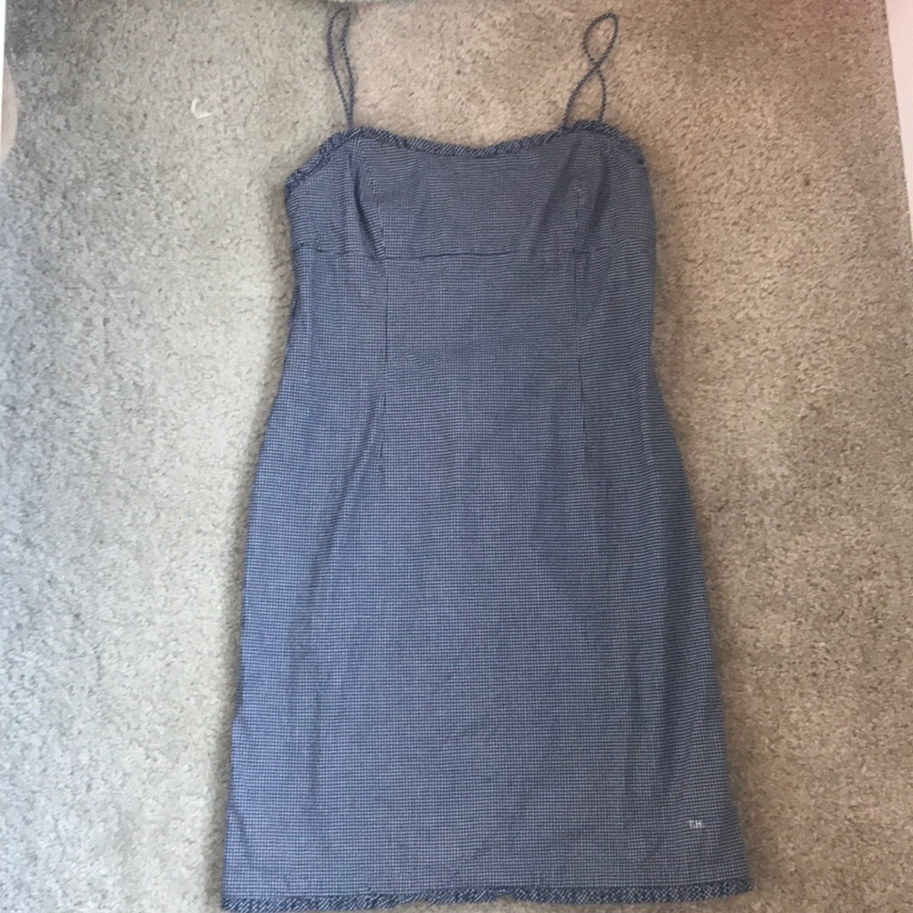 Tommy Hilfiger Navy and White Dress